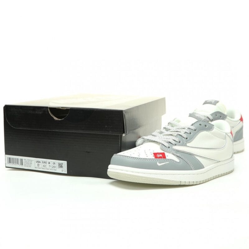 【AT14937】ステューシー x トラビス スコット x ナイキ エア ジョーダン 1 ロー スニーカー - ストリートファッション文化の象徴 | Stussy x Nike