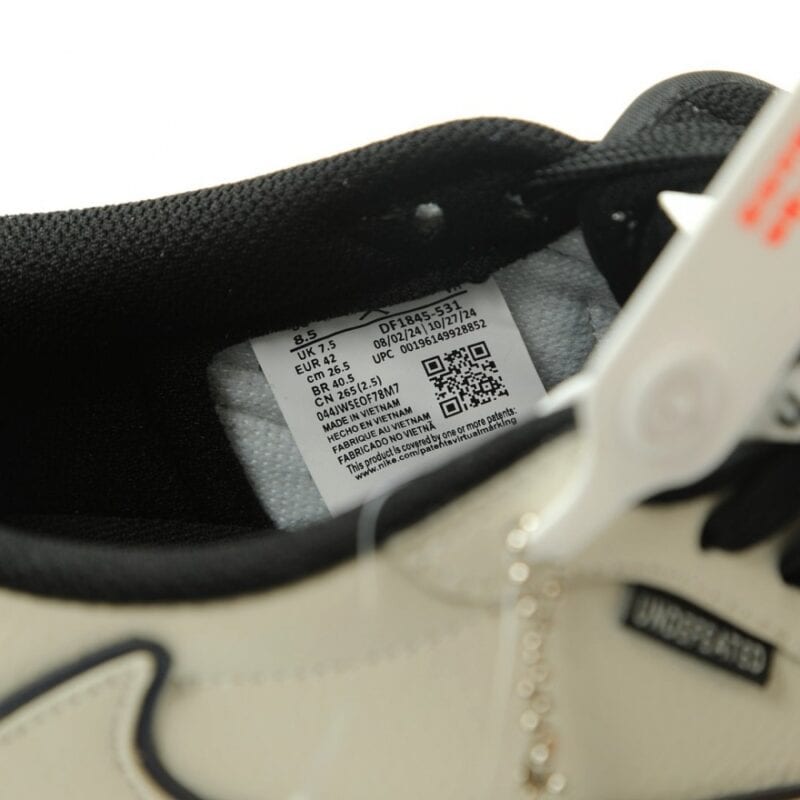 【AT14939】UNDEFEATED x Travis Scott コラボ Nike Air Jordan 1 Low スニーカー | Nike x Undefeated