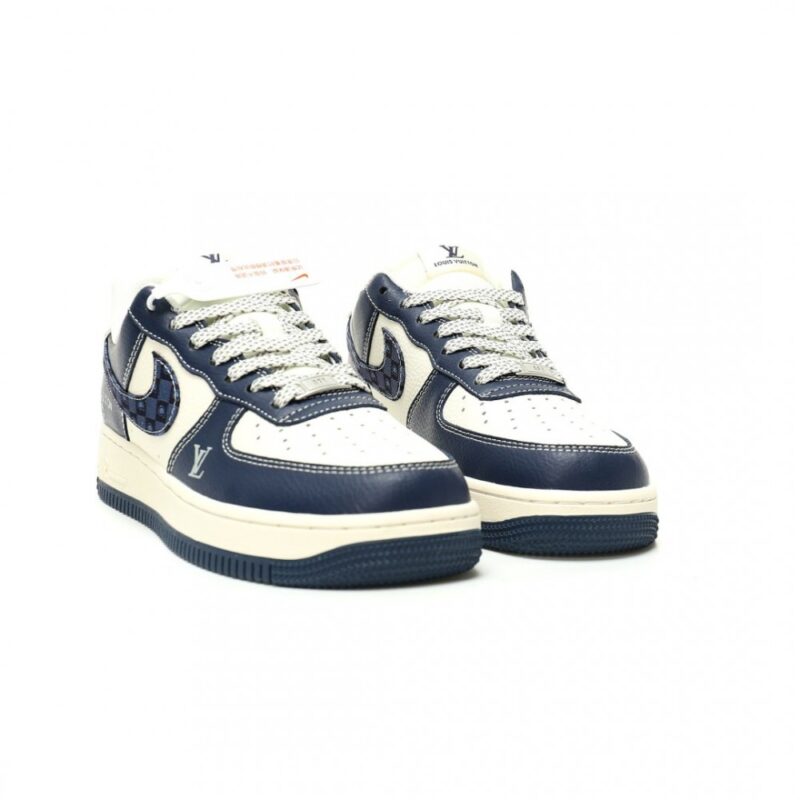 【AT14967】ルイヴィトン x ナイキ コラボ Air Force 1 スニーカー - 高級感とストリートスタイルの融合 | Nike x Louis Vuitton