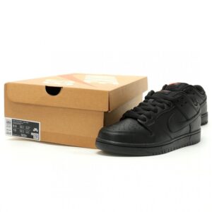 【AT14971】ナイキSBダンクロープロISOトリプルブラック - レトロストリートスタイルのクラシックな解釈 | Nike Dunk