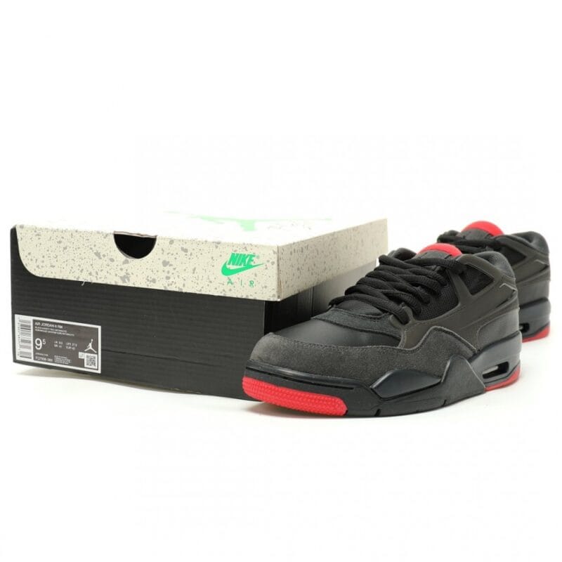 【AT14974】ナイキ エアジョーダン 4 RM 'Bred' ブラック・レッドカラー - バスケットボールシューズ | Nike Jordan