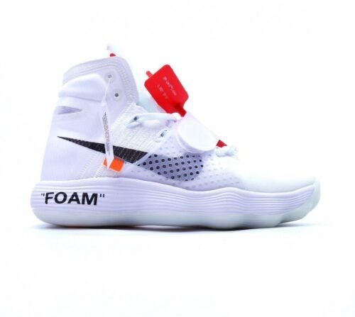 【AT1498】Nike REACT Hyperdunk 2017 Off-White × Nike ナイキは、10番目のヘルキャット、重影GHOSTINGテーマ、Off-White共同制作のバスケットボールシューズ、Nike REACT Hyperdunk 2017を発売しました。