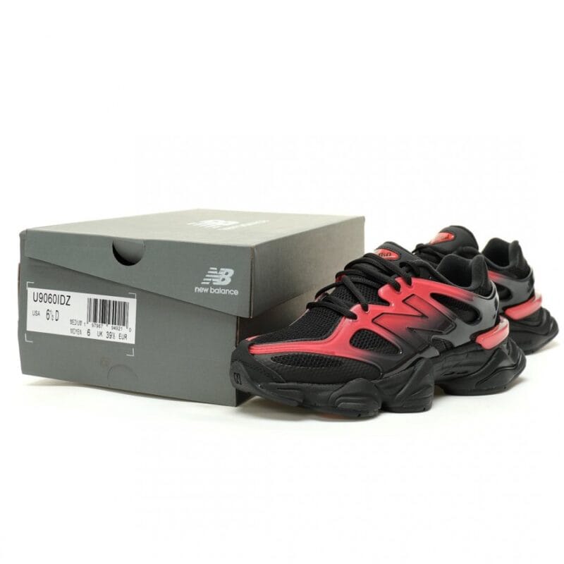 【AT14998】ニューバランス 9060シリーズBlack Red Gradientカラー スニーカー | New Balance