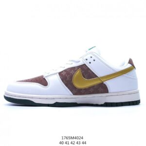 【AT1502】Nike × LV ナイキSB Nike SB Dunk Low Pro x LV ダンク ロー プロ x LV ルイ・ヴィトン コラボレーション ヴィンテージローカットカジュアルスポーツスケートボードシューズ