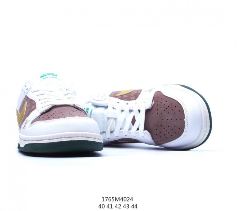 【AT1502】Nike × LV ナイキSB Nike SB Dunk Low Pro x LV ダンク ロー プロ x LV ルイ・ヴィトン コラボレーション ヴィンテージローカットカジュアルスポーツスケートボードシューズ