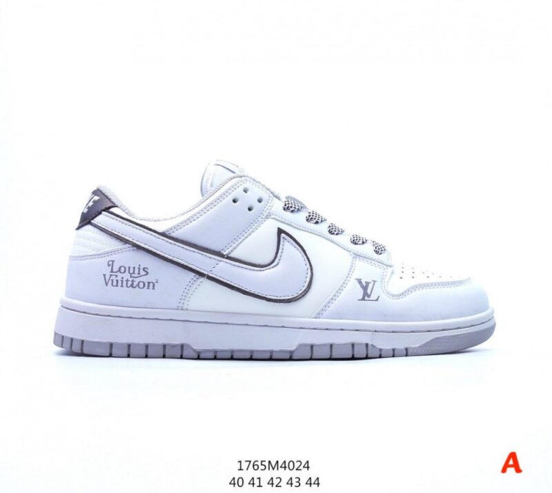【AT1502】Nike × LV ナイキSB Nike SB Dunk Low Pro x LV ダンク ロー プロ x LV ルイ・ヴィトン コラボレーション ヴィンテージローカットカジュアルスポーツスケートボードシューズ