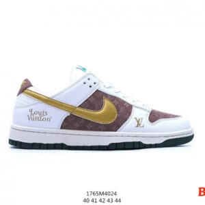 【AT1502】Nike × LV ナイキSB Nike SB Dunk Low Pro x LV ダンク ロー プロ x LV ルイ・ヴィトン コラボレーション ヴィンテージローカットカジュアルスポーツスケートボードシューズ