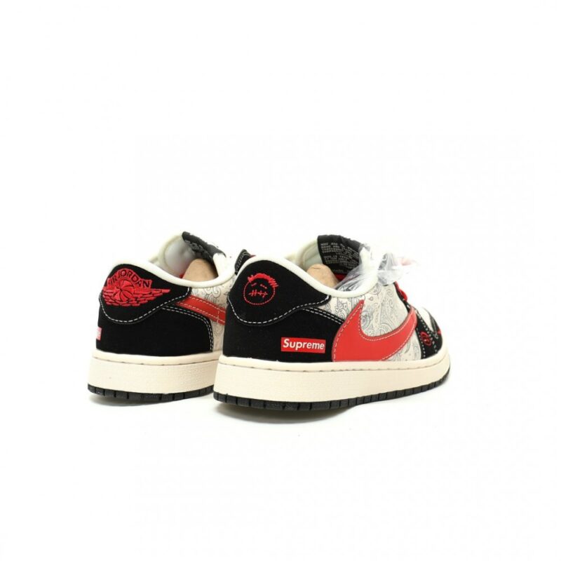 【AT15025】ナイキ x シュプリーム x トラヴィス・スコット Air Jordan 1 Low スニーカー | Supreme x Nike