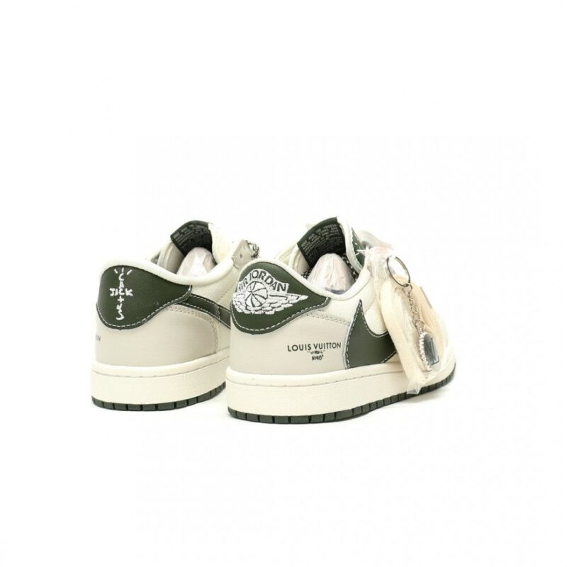 【AT15026】Louis Vuitton x Travis Scott x Nike Air Jordan 1 Lowコラボスニーカー | Nike x Louis Vuitton