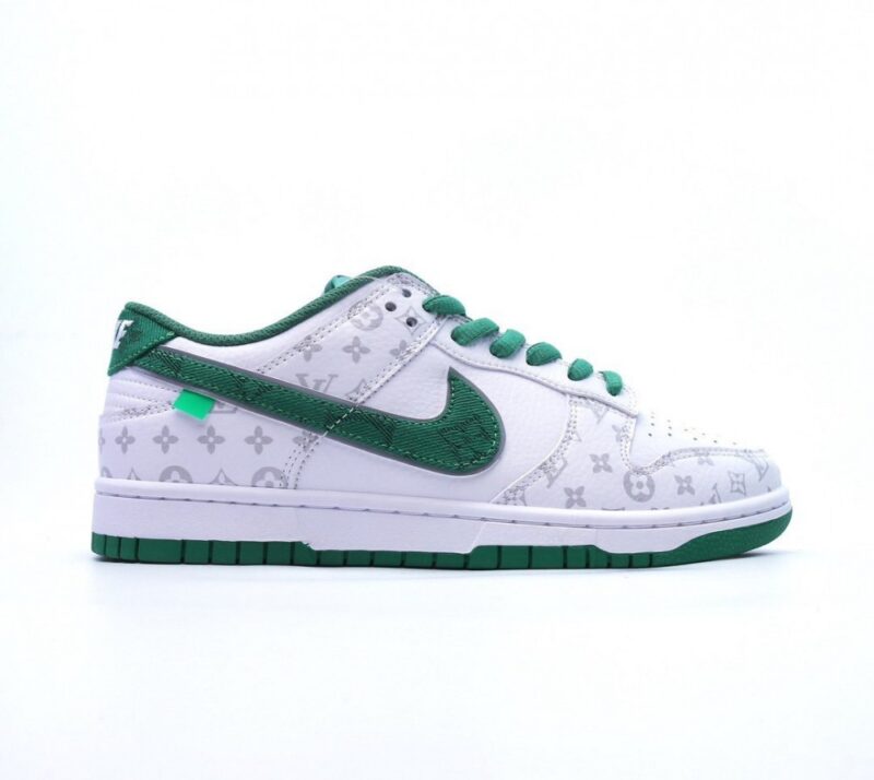 【AT1503】Nike SB Dunk Low Pro x LV ナイキSBダンクロープロ×ルイ・ヴィトンコラボのレトロなローカットカジュアルスケートボードシューズ