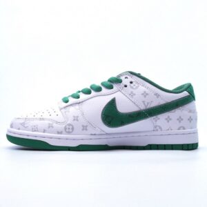 【AT1503】Nike SB Dunk Low Pro x LV ナイキSBダンクロープロ×ルイ・ヴィトンコラボのレトロなローカットカジュアルスケートボードシューズ