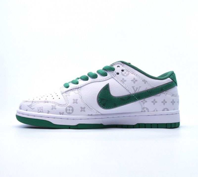 【AT1503】Nike SB Dunk Low Pro x LV ナイキSBダンクロープロ×ルイ・ヴィトンコラボのレトロなローカットカジュアルスケートボードシューズ