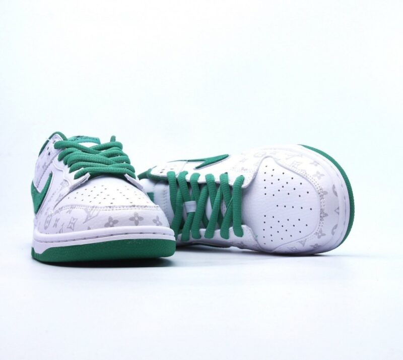 【AT1503】Nike SB Dunk Low Pro x LV ナイキSBダンクロープロ×ルイ・ヴィトンコラボのレトロなローカットカジュアルスケートボードシューズ