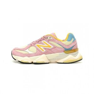 【AT15052】New Balance ピンクスエードスニーカー - 9060シリーズ レトロデザイン - スポーツカジュアルな日常履物 | New Balance