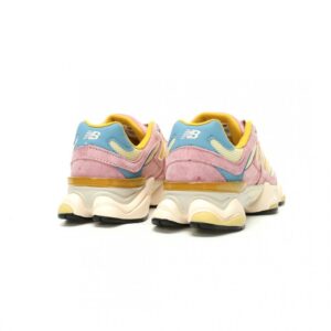 【AT15052】New Balance ピンクスエードスニーカー - 9060シリーズ レトロデザイン - スポーツカジュアルな日常履物 | New Balance