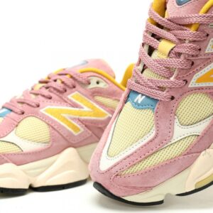 【AT15052】New Balance ピンクスエードスニーカー - 9060シリーズ レトロデザイン - スポーツカジュアルな日常履物 | New Balance