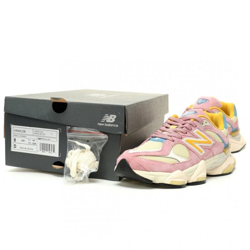 【AT15052】New Balance ピンクスエードスニーカー - 9060シリーズ レトロデザイン - スポーツカジュアルな日常履物 | New Balance