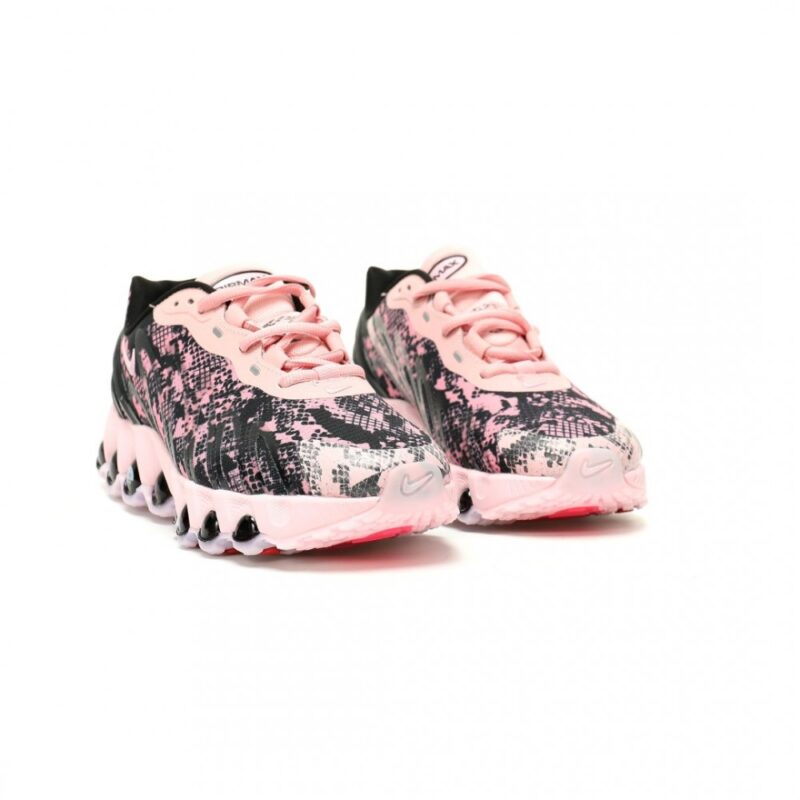【AT15055】Nike Air Max DN Premium シューズ - 蟒蛇柄とブラックピンク - 優れたクッション性とファッション性 | Nike Air Max