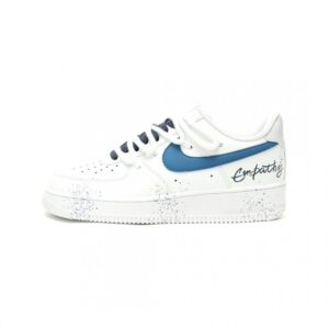 【AT15059】ナイキ Air Force 1 '07 ロー ホワイトブルー 高品質レザー | Off-White x Nike