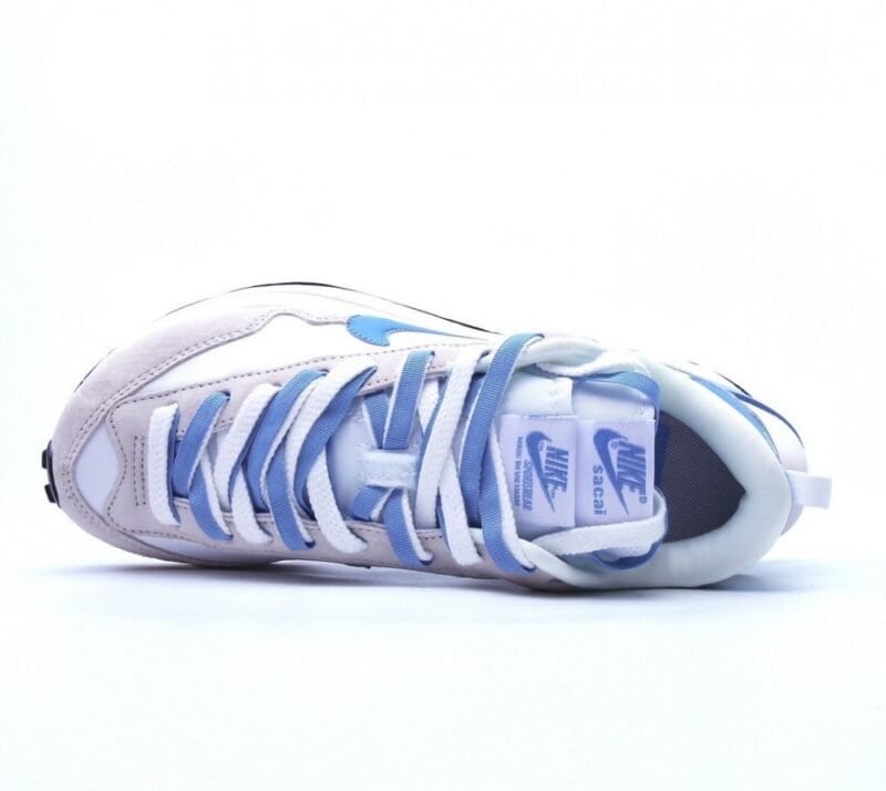 【AT1506】Sacai x Nike ナイキワッフルとサカイコラボのLDWaffle/Sacaiのオックスフォード布+スウェード素材の厚底靴。オリジナルの引き出し付きのギフトボックスと日本の解体美学が融合したコラボレーション。