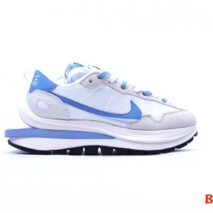 【AT1506】Sacai x Nike ナイキワッフルとサカイコラボのLDWaffle/Sacaiのオックスフォード布+スウェード素材の厚底靴。オリジナルの引き出し付きのギフトボックスと日本の解体美学が融合したコラボレーション。