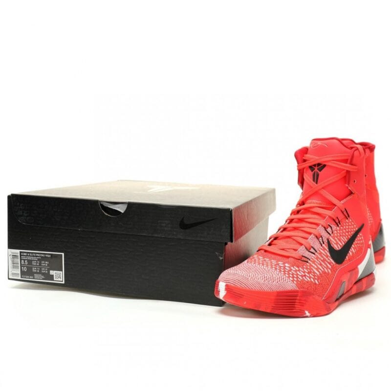 【AT15069】ナイキ コービー 9 エリート プロトロ ハイ - クリスマスレッド バスケットボールシューズ | Kobe