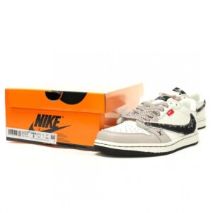 【AT15071】ナイキ x ルイ・ヴィトン x トラビス・スコットコラボAir Jordan 1 Lowスニーカー | Nike x Louis Vuitton