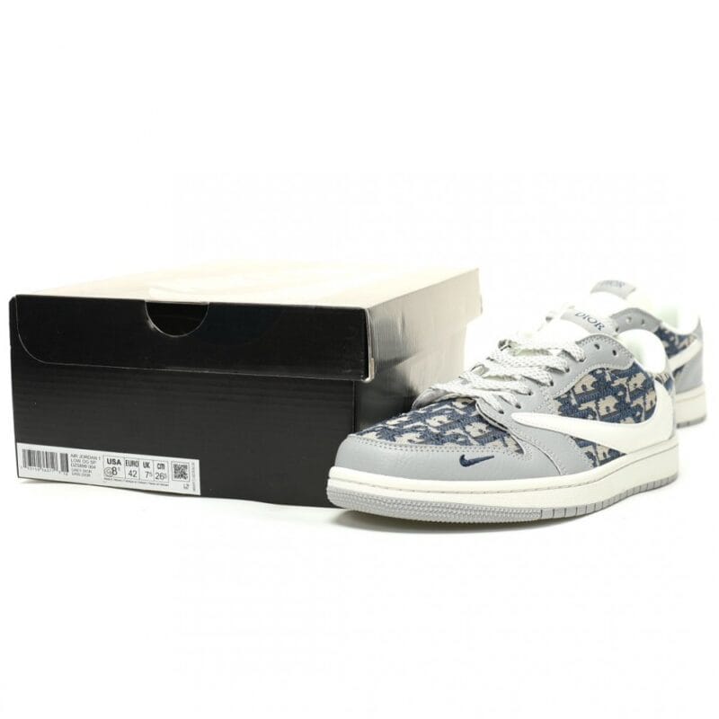 【AT15072】Dior x Travis Scott x Nike Air Jordan 1 Lowスニーカー ディオール トラビス スコット ナイキ | Dior x Nike