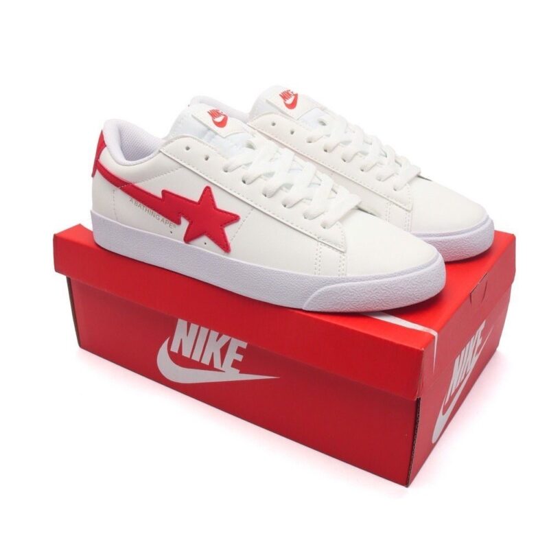 【AT1508】Bape x Nike ナイキBAPEコラボBAPE MAD STAローカットスニーカーFARFETCHでファッショナブルなカジュアルシューズ 発売中
