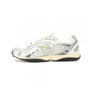 【AT15081】ニューバランス204Lシリーズスポーツカジュアルシューズ - メタルシルバーホワイトグリーン | スリムなシルエットと優れたクッション性能 | 都市通勤とストリートファッションに最適 | New Balance