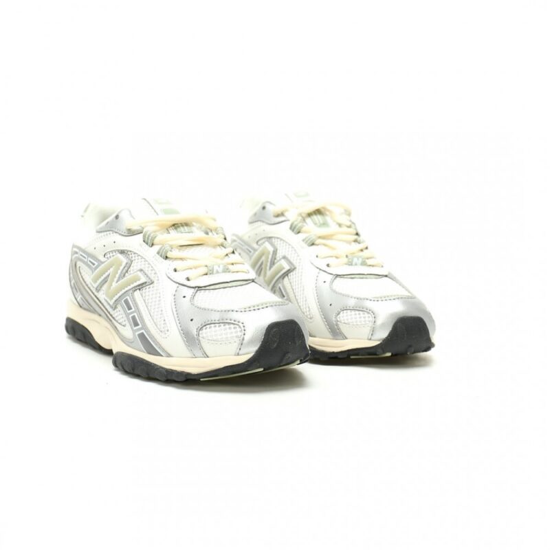 【AT15081】ニューバランス204Lシリーズスポーツカジュアルシューズ - メタルシルバーホワイトグリーン | スリムなシルエットと優れたクッション性能 | 都市通勤とストリートファッションに最適 | New Balance