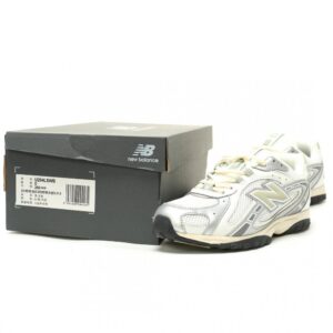 【AT15081】ニューバランス204Lシリーズスポーツカジュアルシューズ - メタルシルバーホワイトグリーン | スリムなシルエットと優れたクッション性能 | 都市通勤とストリートファッションに最適 | New Balance