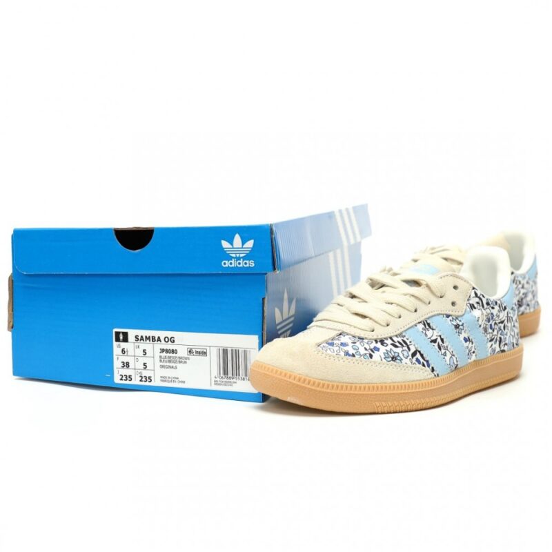 【AT15093】アディダス オリジナルス＆リバティ ロンドンコラボ Samba OGシリーズスニーカー | Adidas Samba