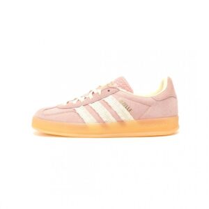 【AT15095】アディダスガゼルインドアトレーナーピンク＆ホワイトの90年代レトロ美学 | Adidas Gazelle