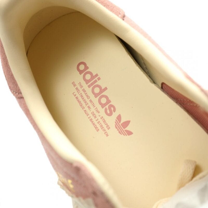 【AT15095】アディダスガゼルインドアトレーナーピンク＆ホワイトの90年代レトロ美学 | Adidas Gazelle