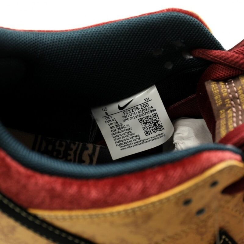 【AT15111】Nike SB Dunk Low Pro 'City of Cinema' バロックブラウンワインレッド スケートシューズ | Nike Dunk