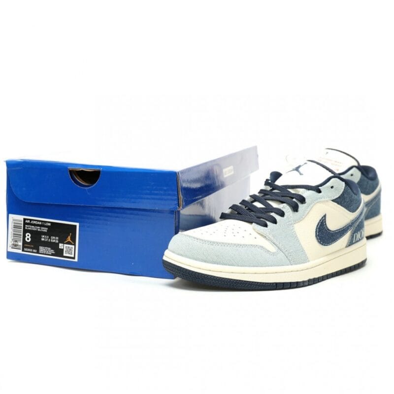 【AT15116】ディオール × ナイキ エアジョーダン1 ロー コラボスニーカー | Nike x Dior