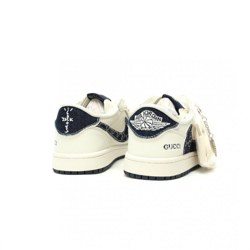 【AT15119】ナイキ x グッチコラボ Air Jordan 1 Low ストリートファッションと高級感の融合 | Gucci x Nike