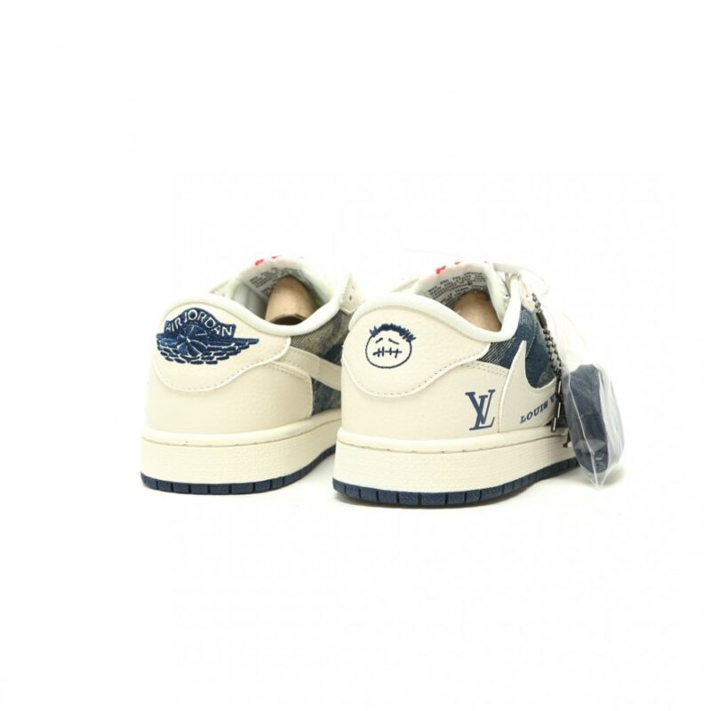 【AT15123】Louis Vuitton x Nike Air Jordan 1 Lowコラボスニーカー | リュックヴィトン x ナイキ エアジョーダン1 ロー | Nike x Louis Vuitton