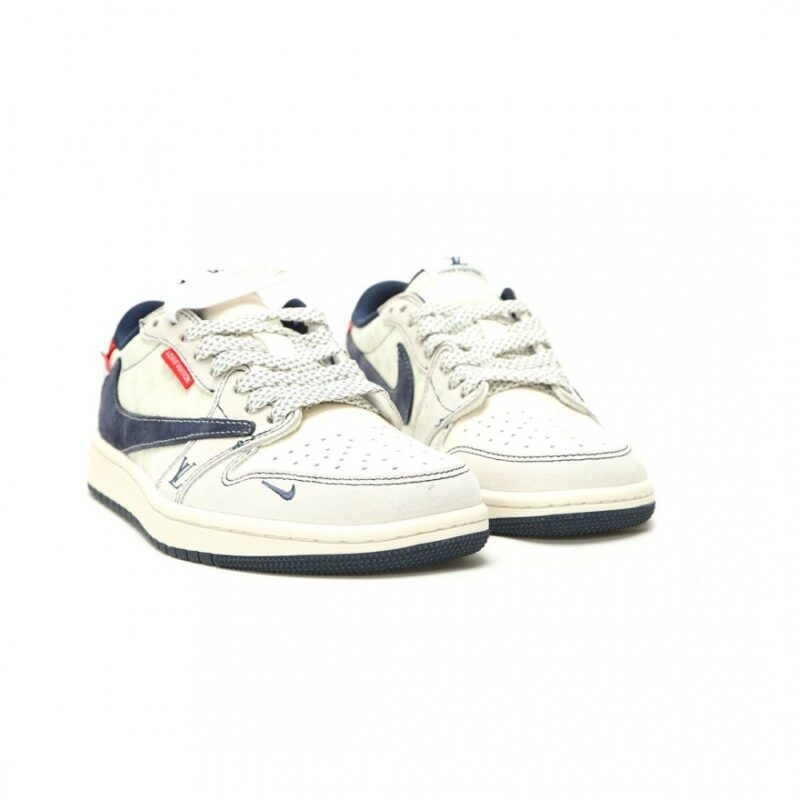 【AT15124】トップブランドコラボAir Jordan 1 Low ルイ・ヴィトン×トラビス・スコット スニーカー | LV x Nike