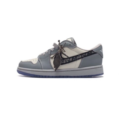 【AT1513】ナイキとディオールのコラボレーションによるAJ1ホワイトグレーシリーズ。Dior x Air Jordan 1 lowが登場！