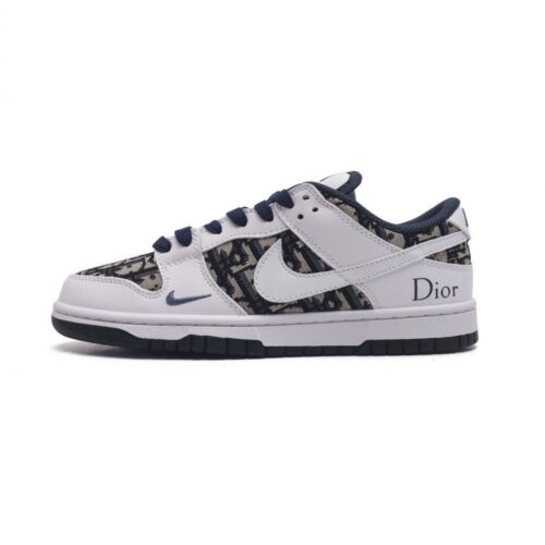 【AT1514】Nike SB Dunk Low x Dior ナイキSBダンクローXディオール ダンクシリーズ ディオールコラボ レトロなローカットカジュアルスポーツスケートボードシューズ ZoomAirエアクッション
