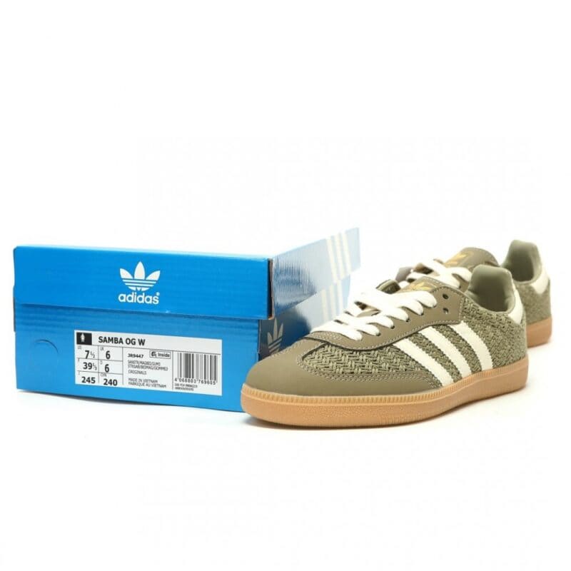 【AT15149】アディダスオリジナルスサンバOGローカットスニーカー、レトロな環境志向デザイン | Adidas Samba