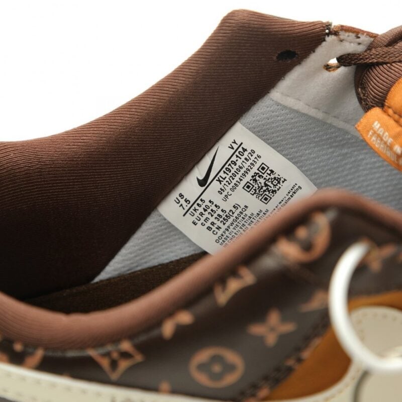 【AT15163】ナイキ×ルイ・ヴィトン Air Force 1 コラボスニーカー | Louis Vuitton x Nike