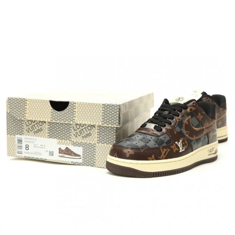 【AT15164】Louis Vuitton x Nike Air Force 1コラボスニーカー: ハイファッションとスポーツの融合 | Louis Vuitton x Nike