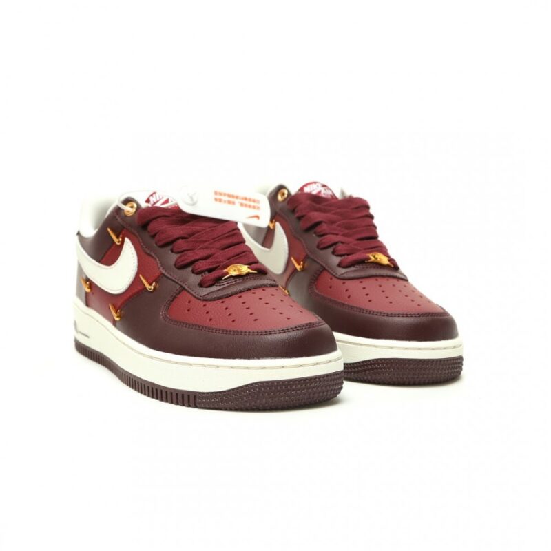 【AT15176】ナイキ エア フォース 1 ロウ LX チーム レッド カジュアル ストリートファッション 革靴 | Nike Air Force 1