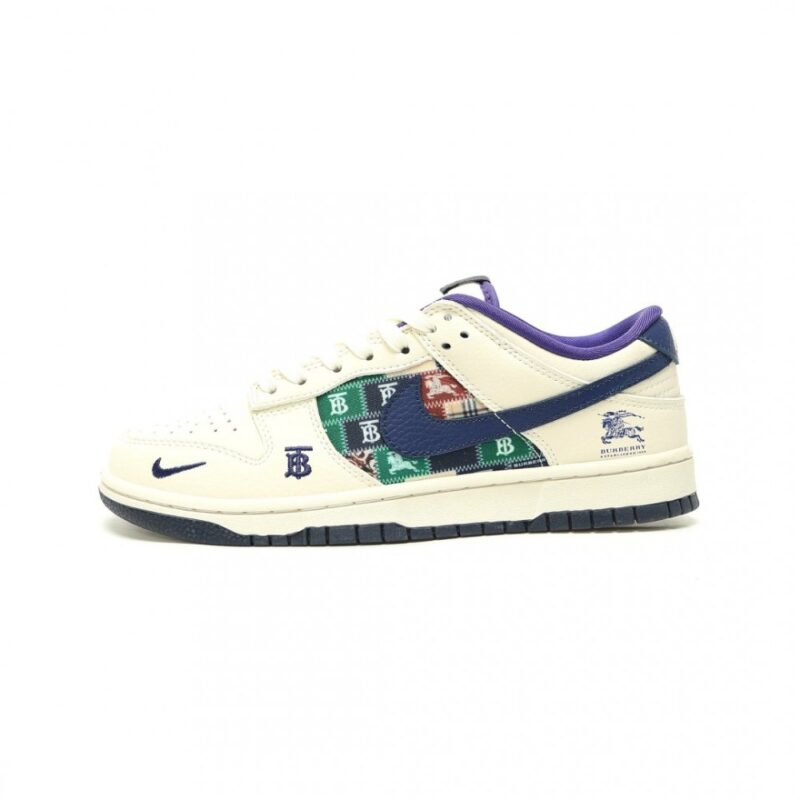 【AT15183】バーバリー x ナイキ SB ダンクロー コラボ スニーカー | Nike Dunk