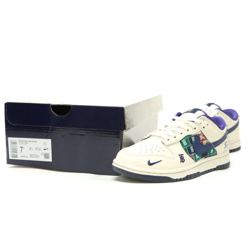 【AT15183】バーバリー x ナイキ SB ダンクロー コラボ スニーカー | Nike Dunk