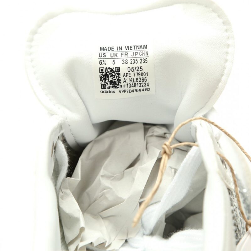 【AT15195】アディダス オリジナルス サンバ OG 白灰銀ラメ 革靴 | Adidas Samba