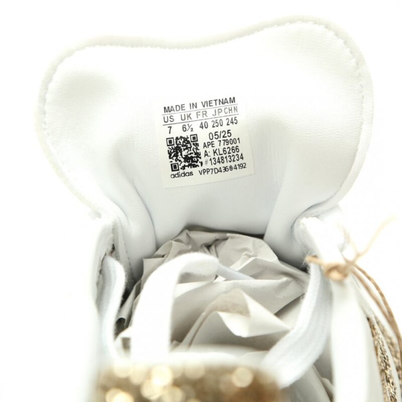 【AT15227】アディダスオリジナルスSamba OG シリーズ-ホワイトグレーゴールドスパンクル配色-ファッショナブルなファッションスニーカー | Adidas Samba